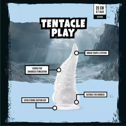 Mythical Mates Tentacle Play Jelly intymus įrenginys, 22 cm, skaidrus