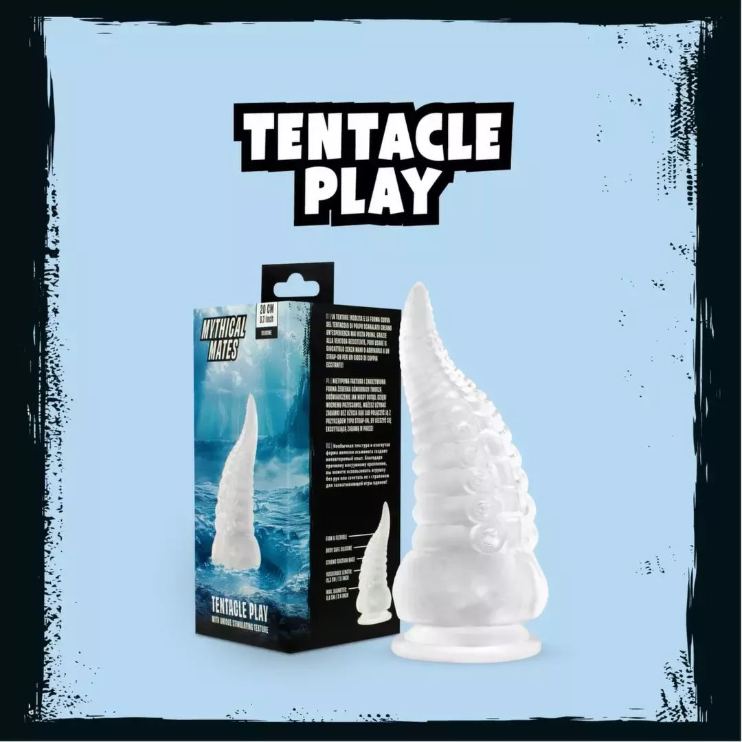 Mythical Mates Tentacle Play Jelly intymus įrenginys, 22 cm, skaidrus