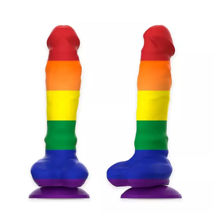 MYTHOLOGY Corey Pride silikoninis intymus modelis M, siurbtukas, 18 cm