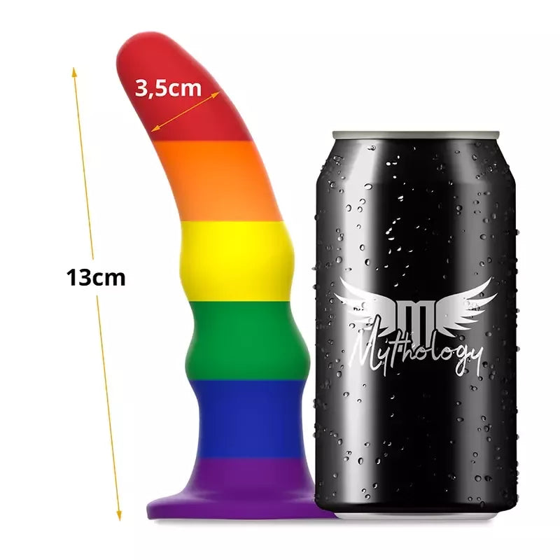 MYTHOLOGY KUNO Pride S – Kompaktiškas silikoninis intymus prietaisas su siurbtuku