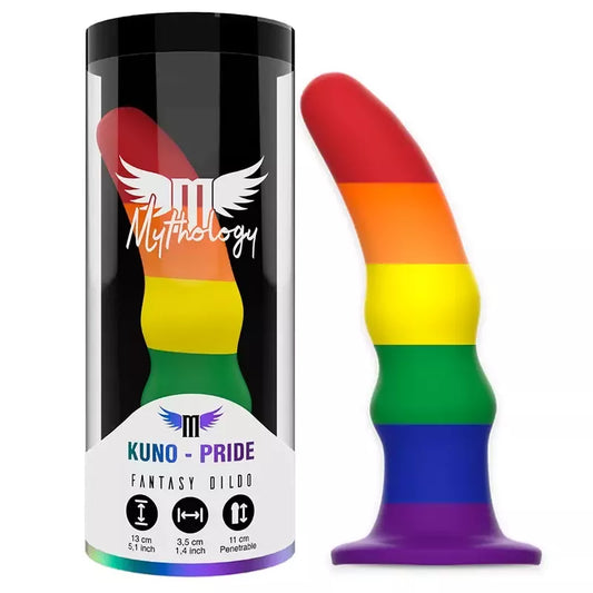 MYTHOLOGY KUNO Pride S – Kompaktiškas silikoninis intymus prietaisas su siurbtuku