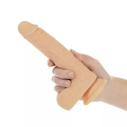 Naked Addiction IncrediFeel 19 cm besisukantis, stumiantis ir vibruojantis modelis su nuotolinio valdymo pulteliu