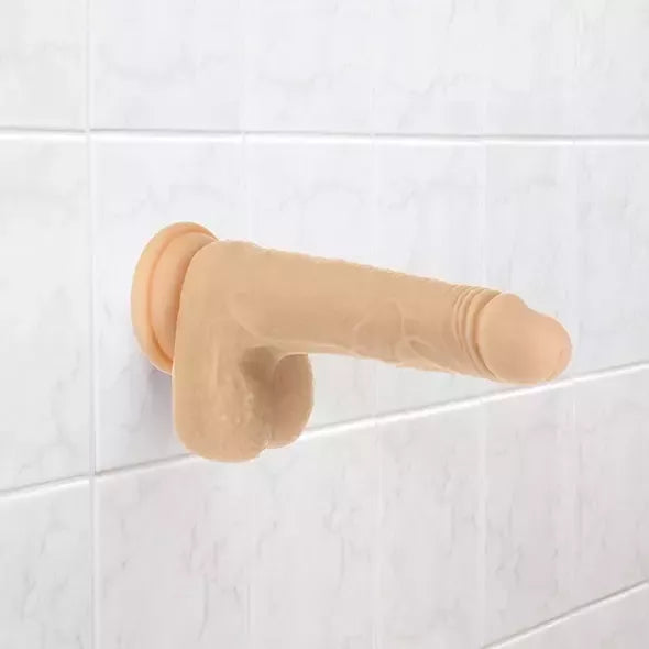 Naked Addiction IncrediFeel 19 cm besisukantis, stumiantis ir vibruojantis modelis su nuotolinio valdymo pulteliu