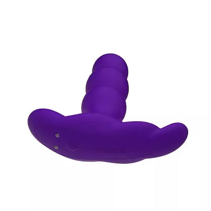 Nalone Pearl Purple prostatos masažuoklis su nuotolinio valdymo pulteliu, 12,5 cm