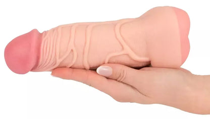 Nature Skin 2in1 Extension & Sleeve TPE 22,1 cm anatominis modelis