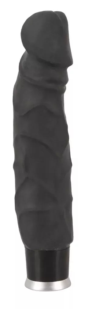 Nature Skin Big Vibe Black lankstus vibruojantis modelis, 23 cm, TPR