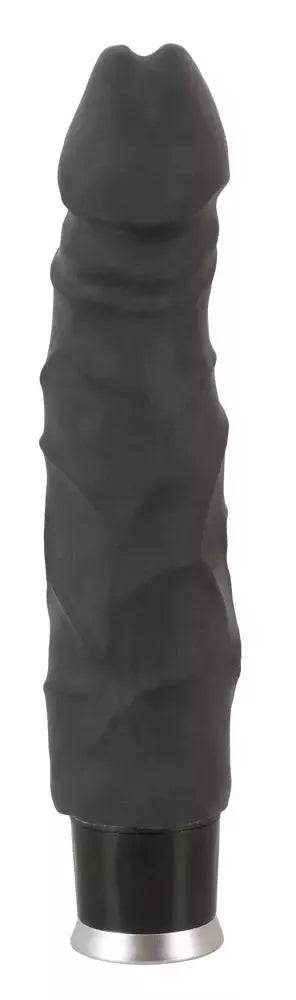 Nature Skin Big Vibe Black lankstus vibruojantis modelis, 23 cm, TPR