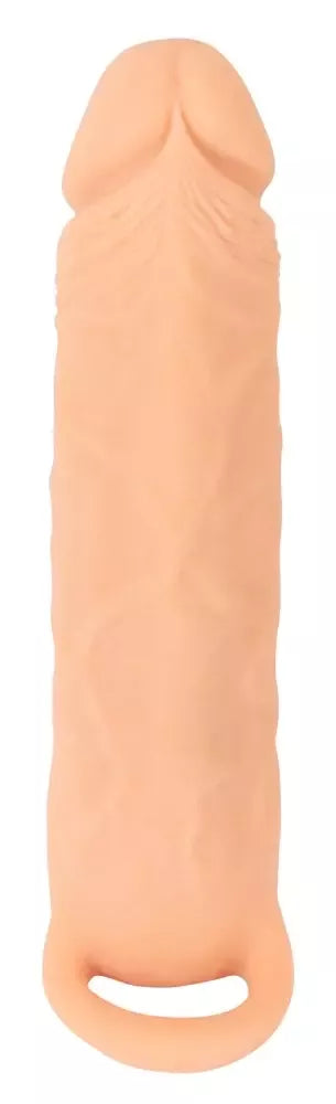 Nature Skin Extension & Intimate System Large, lankstus TPE, 18,5 cm