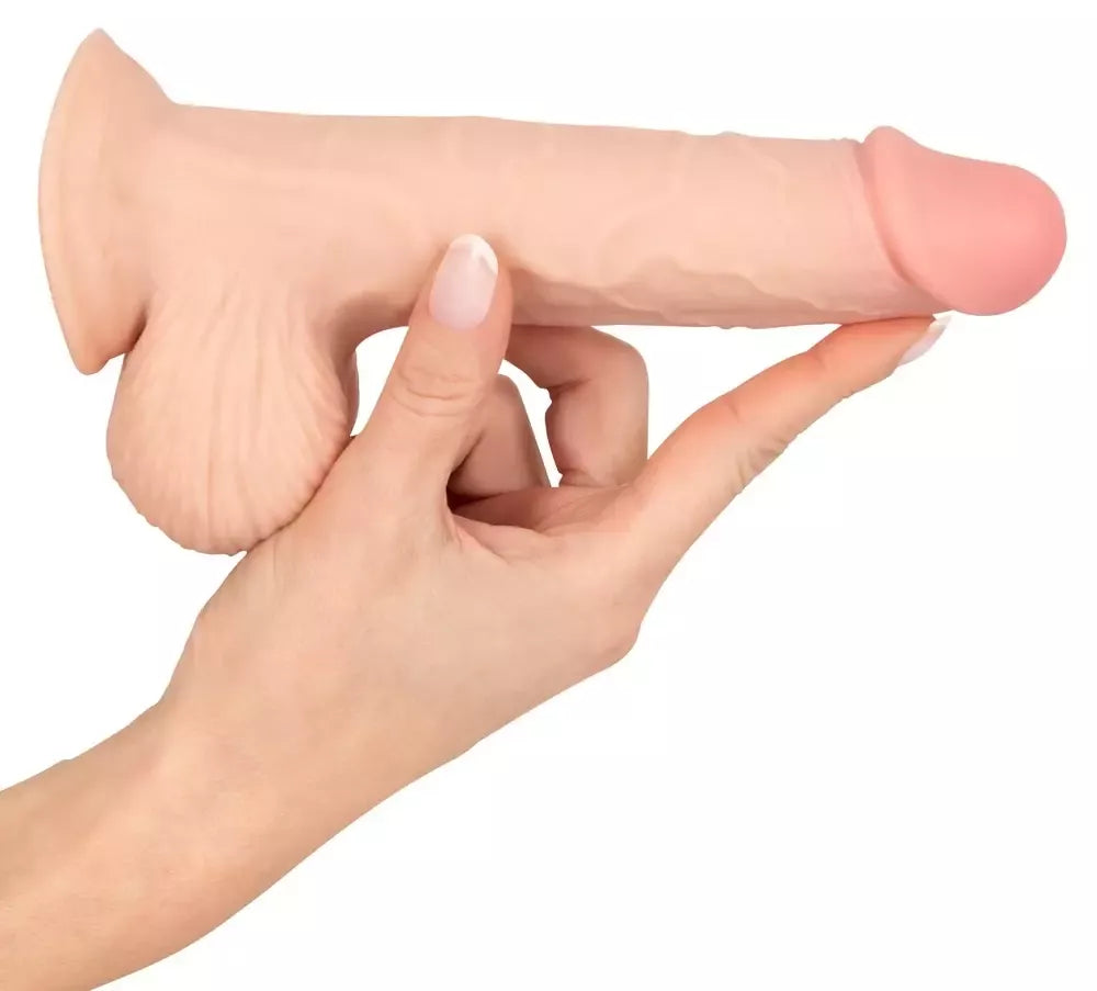 Nature Skin Flexible Model S 19 cm su judinamu paviršiumi ir siurbtuku