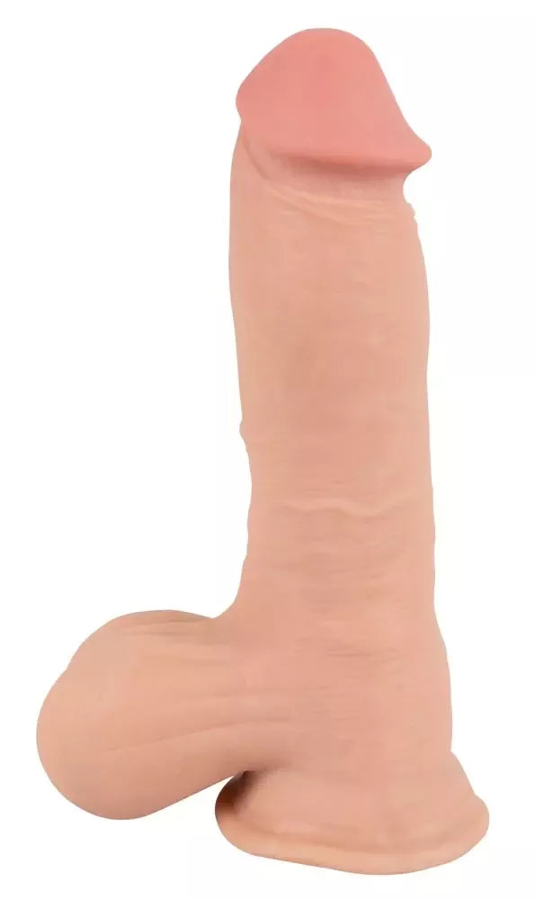 Nature Skin Intimate Model 20cm – lanksti sistema, siurbtuko pagrindas, TPE