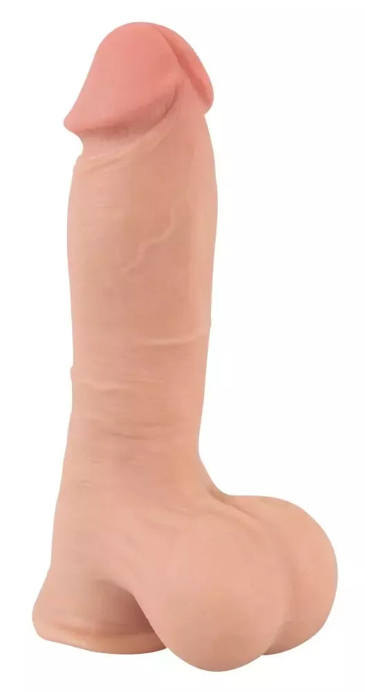 Nature Skin Intimate Model 20cm – lanksti sistema, siurbtuko pagrindas, TPE