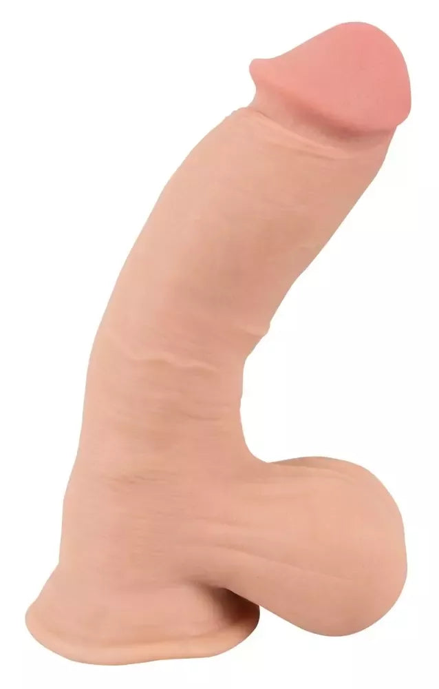 Nature Skin Intimate Model 20cm – lanksti sistema, siurbtuko pagrindas, TPE