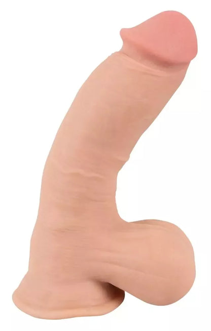 Nature Skin Intimate Model 20cm – lanksti sistema, siurbtuko pagrindas, TPE
