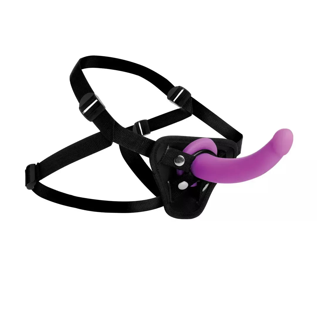 Navigator Silicone Curved Model su reguliuojamais diržais, violetinis, 18 cm