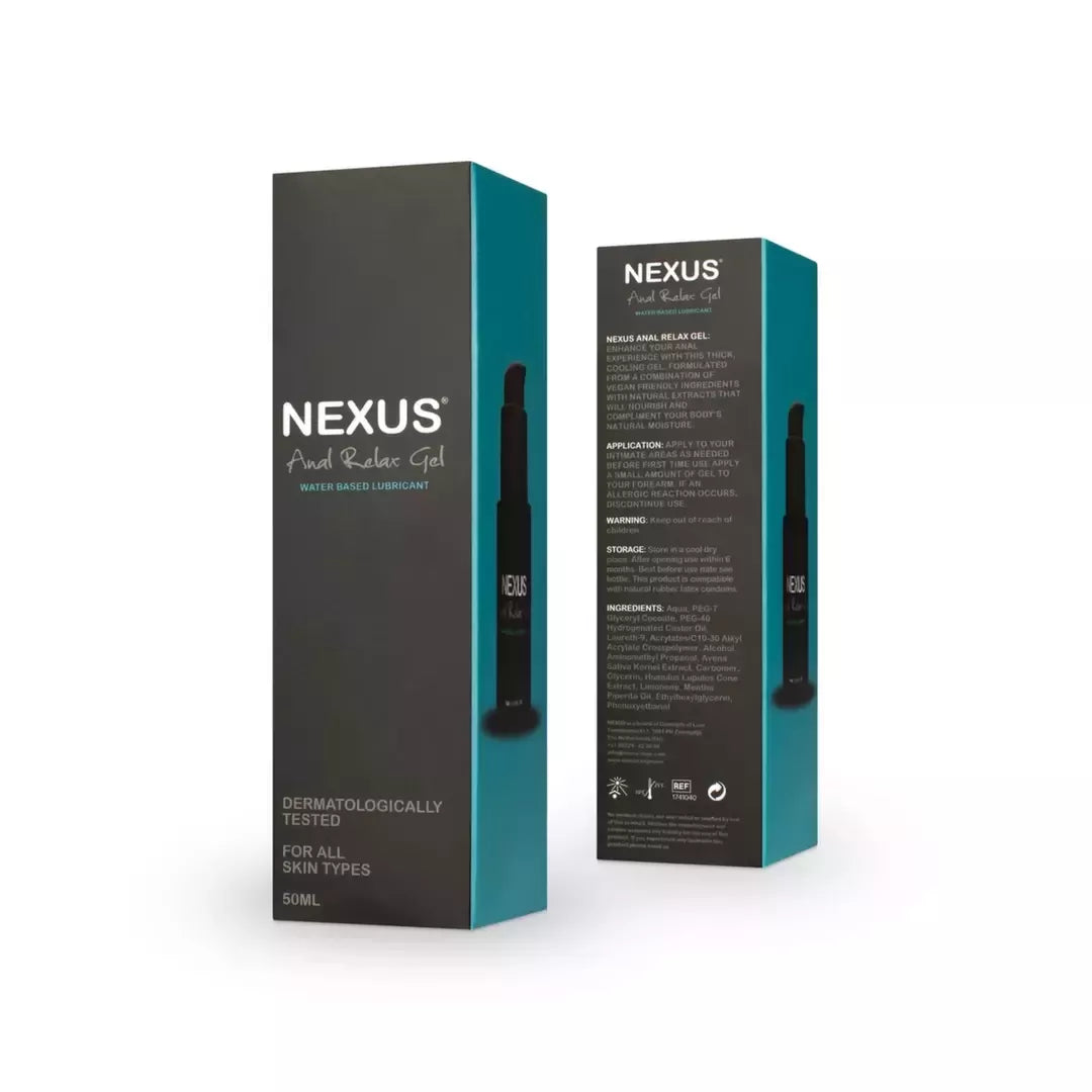 Nexus Anal Relax Gel 50 ml - vandens pagrindo intymus atpalaiduojantis gelis