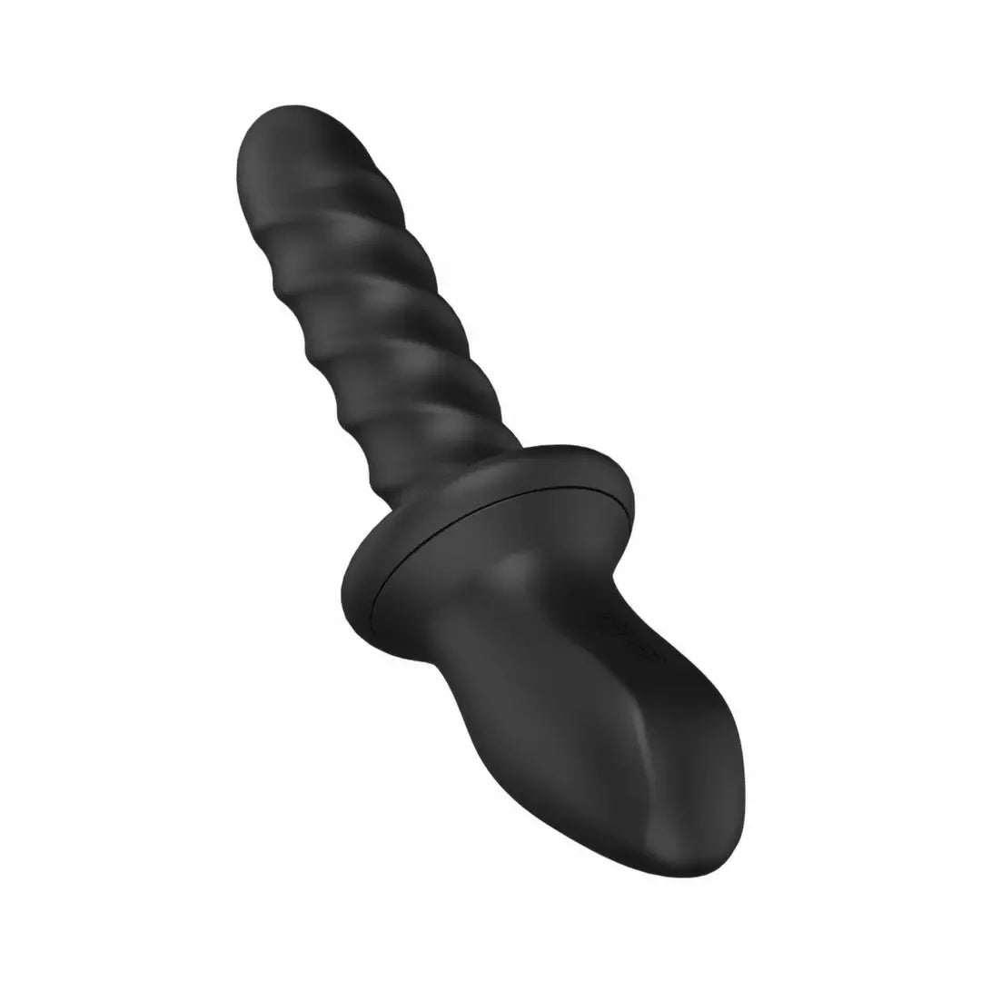 Nexus Ascend juodas besisukantis ir stumiantis intymus prietaisas, ergonomiškas, atsparus vandeniui