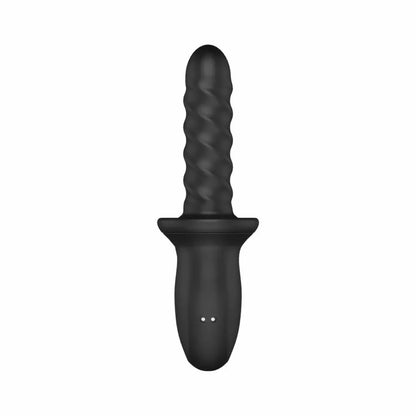 Nexus Ascend juodas besisukantis ir stumiantis intymus prietaisas, ergonomiškas, atsparus vandeniui