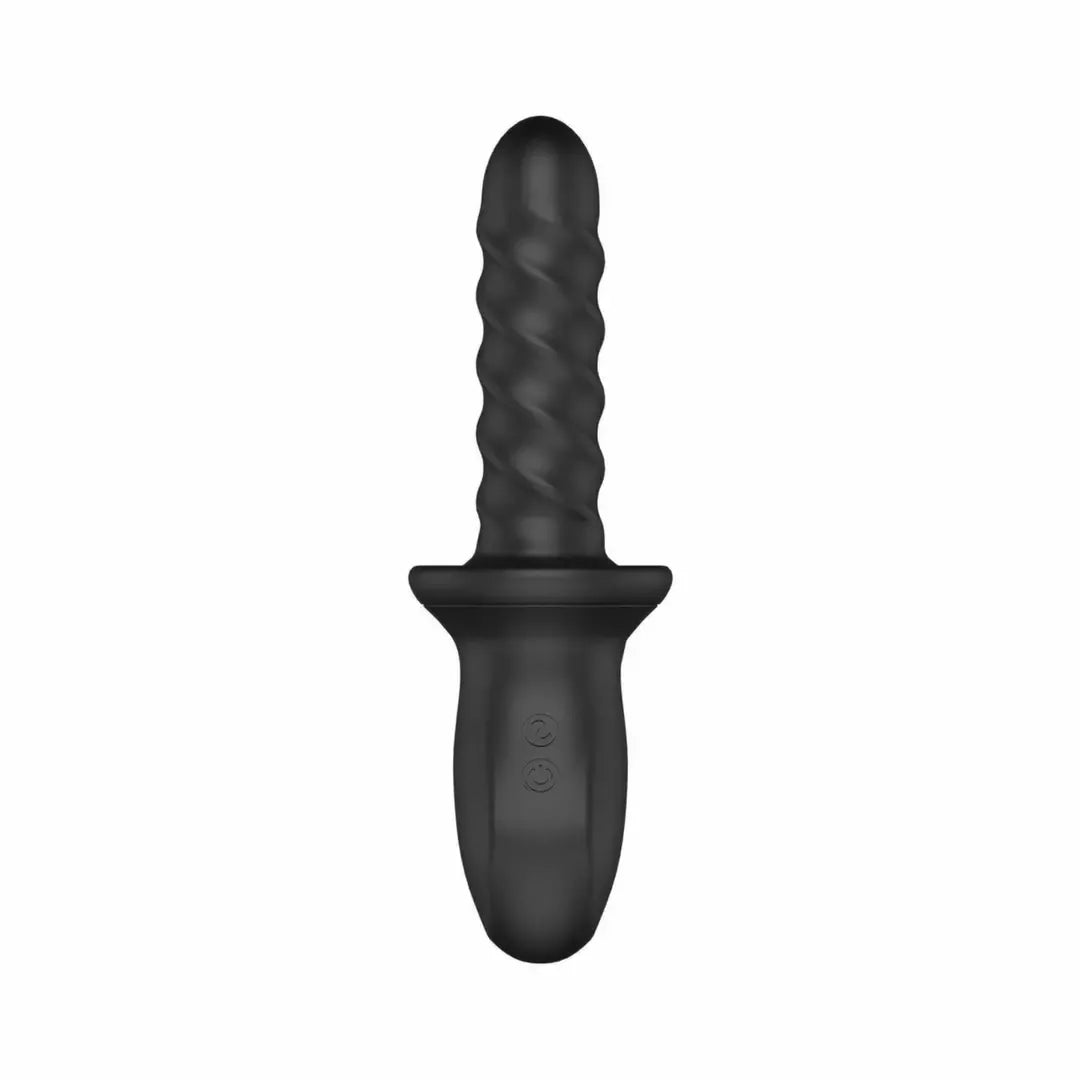 Nexus Ascend juodas besisukantis ir stumiantis intymus prietaisas, ergonomiškas, atsparus vandeniui