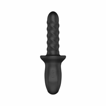 Nexus Ascend juodas besisukantis ir stumiantis intymus prietaisas, ergonomiškas, atsparus vandeniui