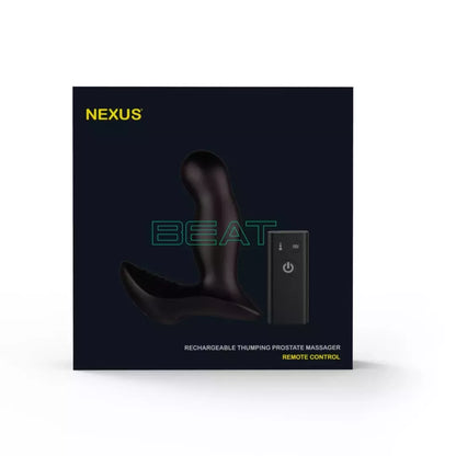 Nexus Beat Black – pažangus dvigubos stimuliacijos intymus prietaisas su nuotolinio valdymo pultu