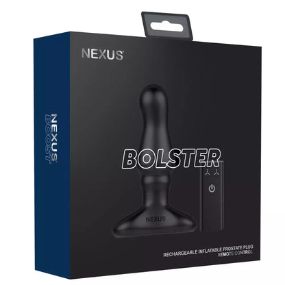 Nexus Bolster intymus prietaisas su pripučiamu silikoniniu antgaliu, juodas