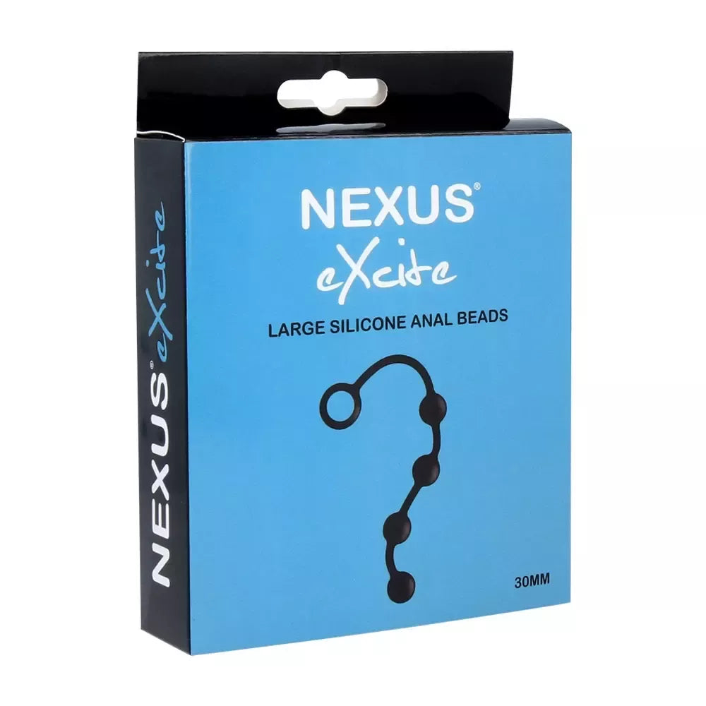Nexus Excite Large silikoniniai analiniai karoliukai – lankstus intymus treniruoklis 30mm