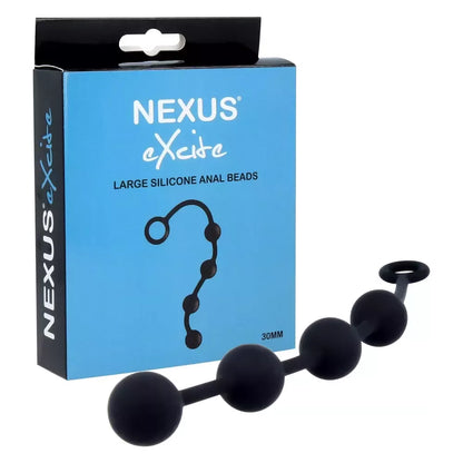 Nexus Excite Large silikoniniai analiniai karoliukai – lankstus intymus treniruoklis 30mm