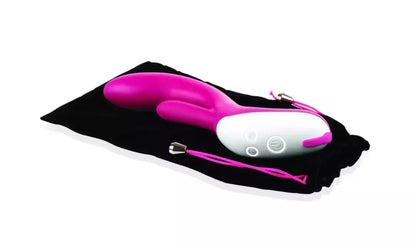 Nexus Femme Bisous dvigubo poveikio silikoninis USB masažuoklis, rožinis