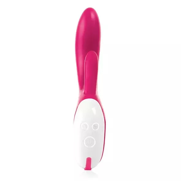 Nexus Femme Bisous dvigubo poveikio silikoninis USB masažuoklis, rožinis