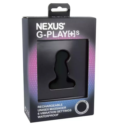 Nexus G-Play Plus Small Black – kompaktiškas, įkraunamas vibracinis prietaisas