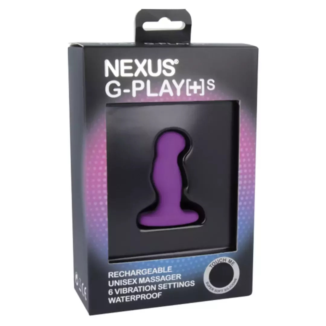 Nexus G-Play Plus Small intymus masažuoklis, violetinis, 6 režimai, nepralaidus vandeniui