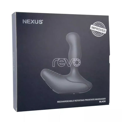 Nexus Revo Black prostatos masažuoklis – besisukanti galvutė ir 6 programos