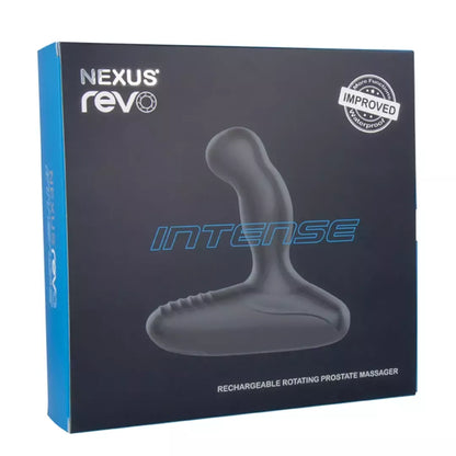Nexus Revo Intense juodas prostatos stimuliatorius – besisukanti galvutė ir vibracija
