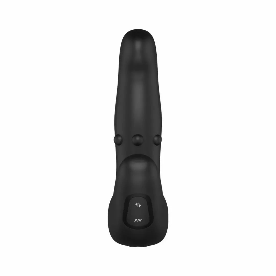Nexus Revo Ring nuotoliniu būdu valdomas besisukantis silikoninis sveikatingumo prietaisas, juodas, 13,5 cm