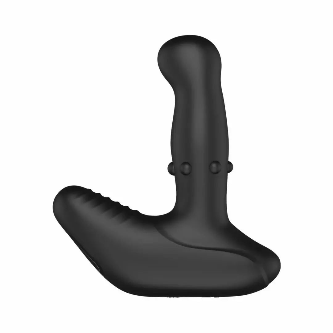Nexus Revo Ring nuotoliniu būdu valdomas besisukantis silikoninis sveikatingumo prietaisas, juodas, 13,5 cm