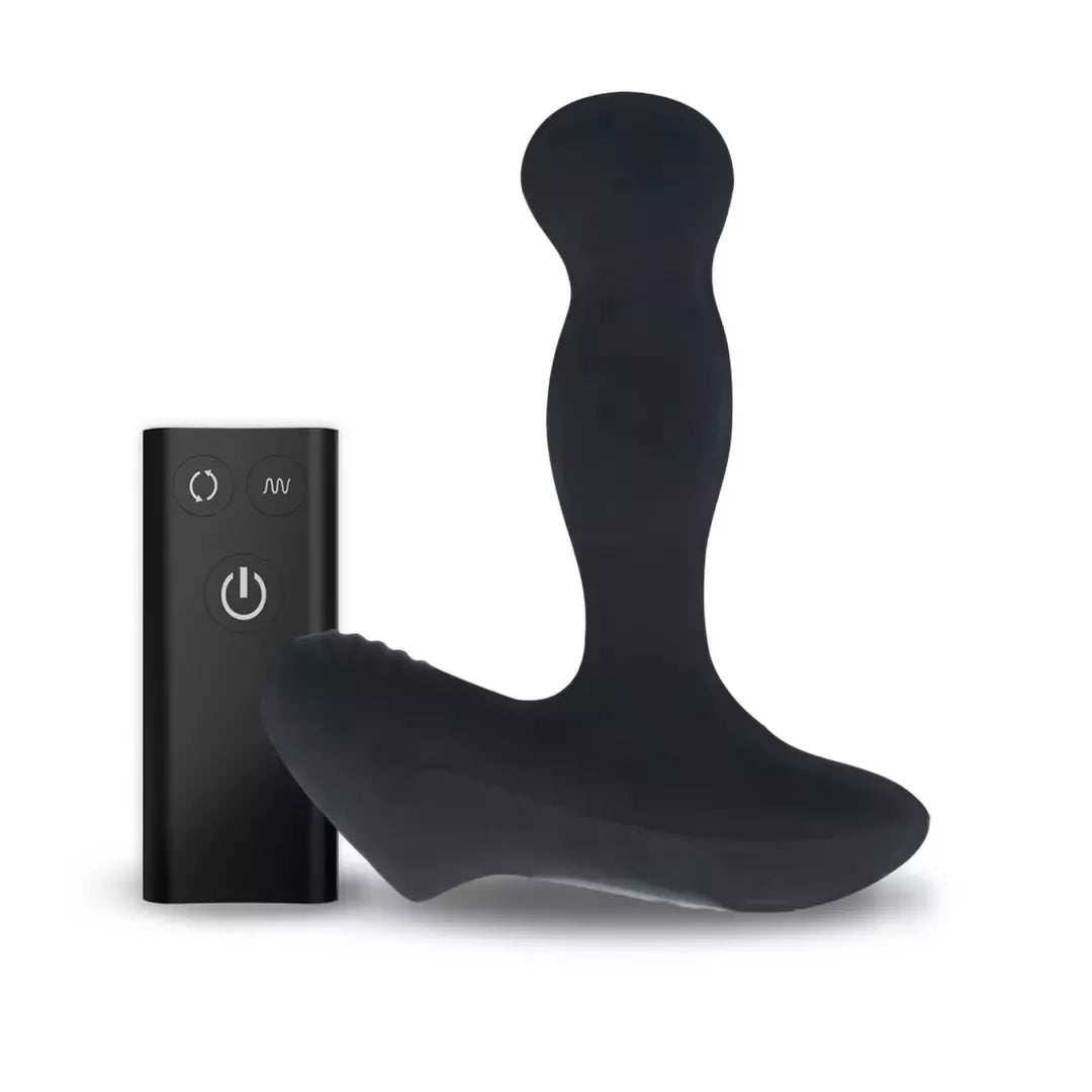 Nexus Revo Slim intymus besisukantis prietaisas, atsparus vandeniui, įkraunamas, juodas