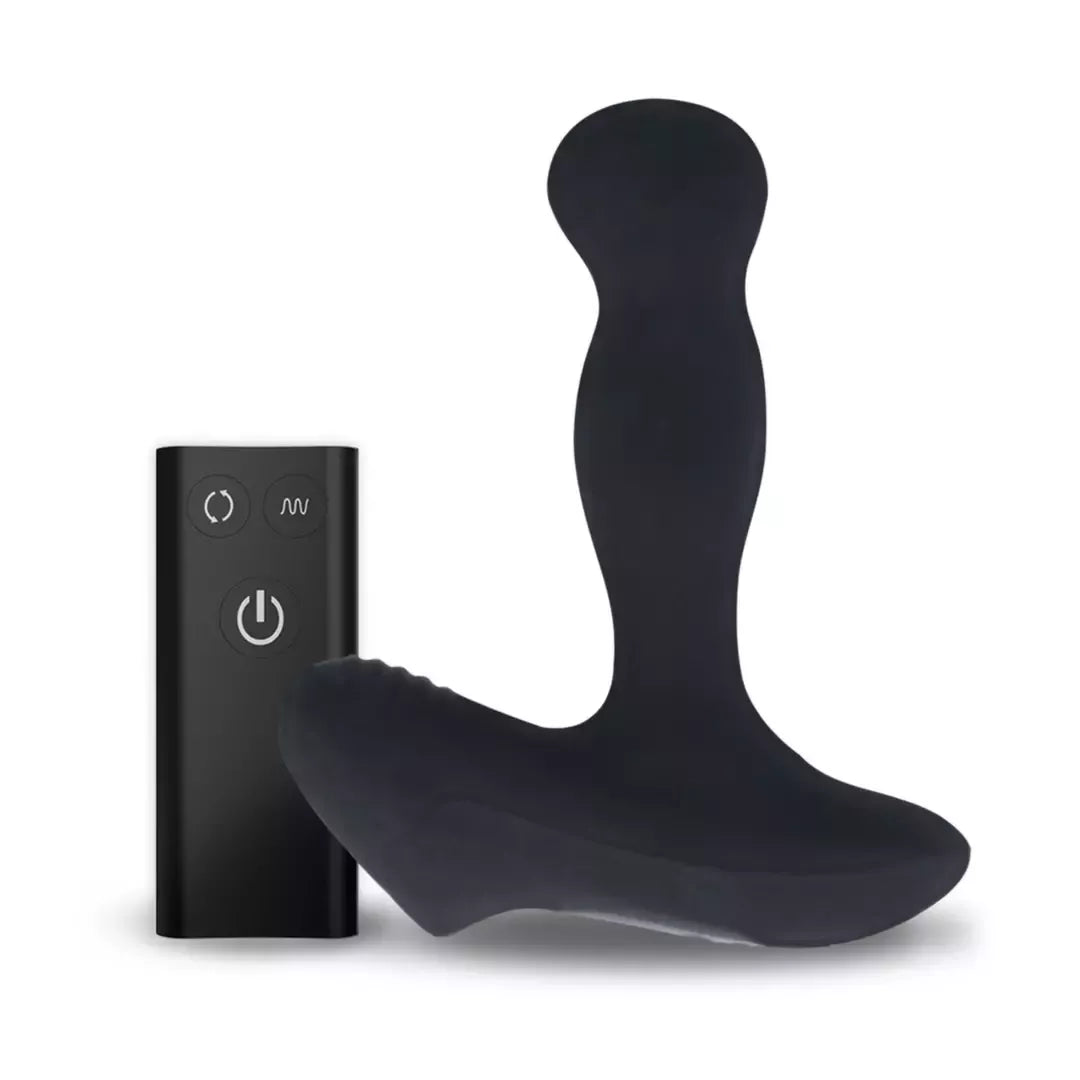 Nexus Revo Slim intymus besisukantis prietaisas, atsparus vandeniui, įkraunamas, juodas