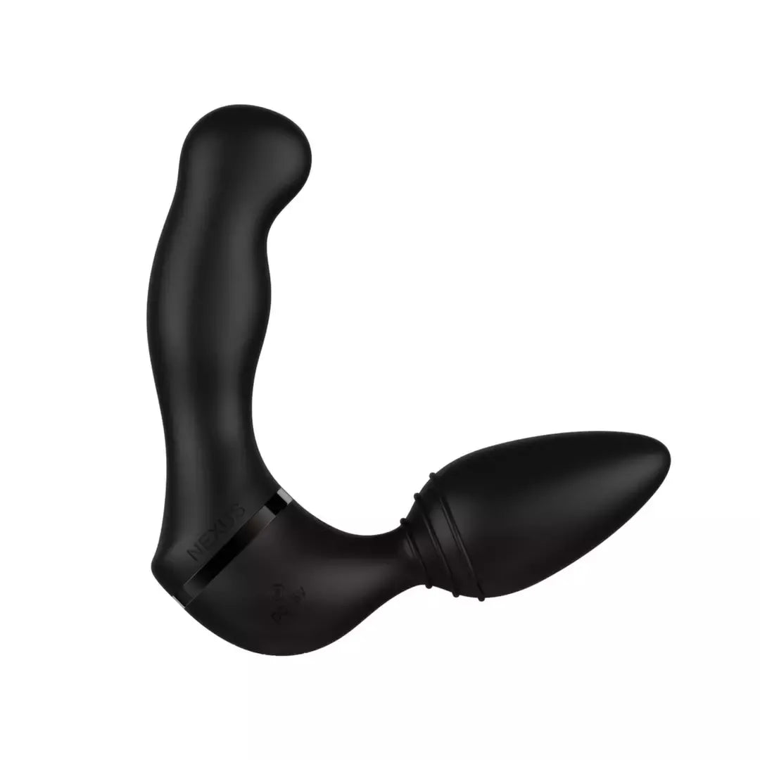 Nexus Revo Twist Black – dvipusis intymus prietaisas, besisukantis ir vibruojantis
