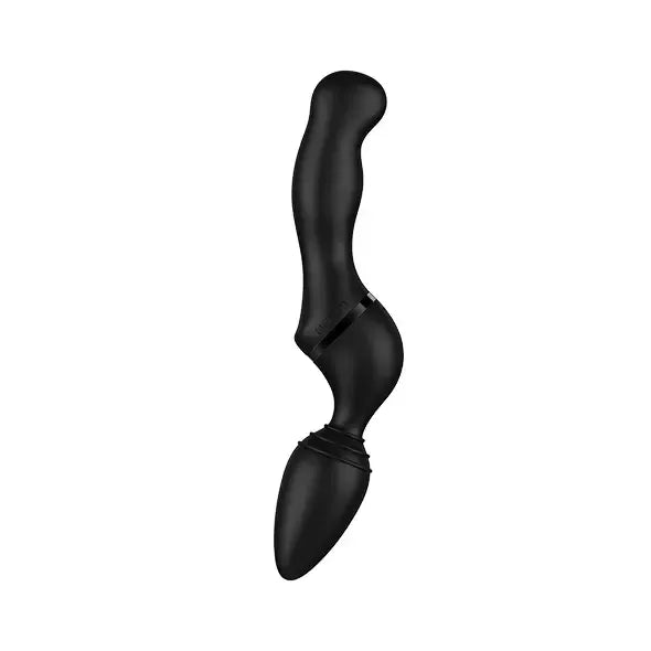 Nexus Revo Twist Black – dvipusis intymus prietaisas, besisukantis ir vibruojantis