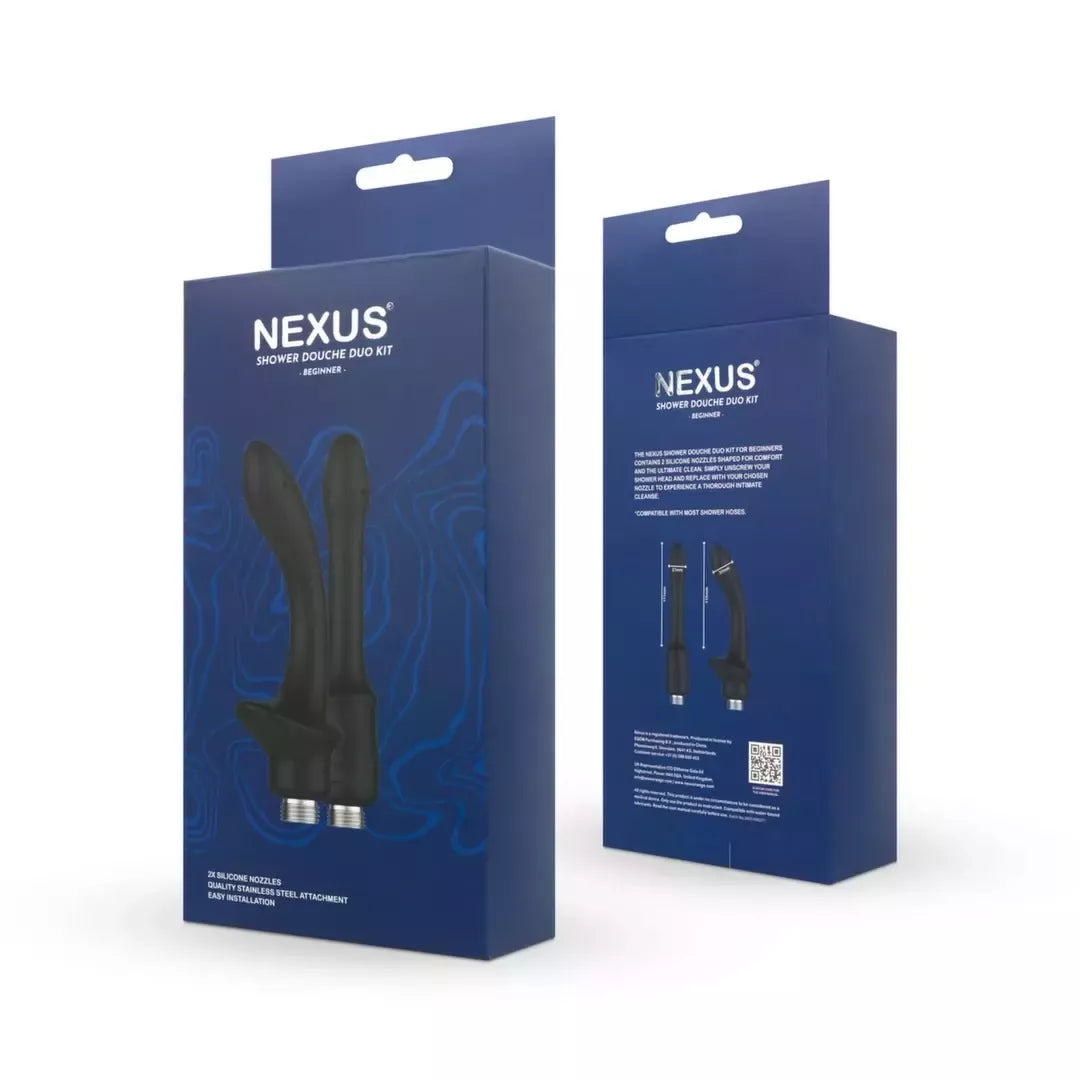 Nexus Shower Douche Duo Kit Beginner – dvigubi silikoniniai antgaliai