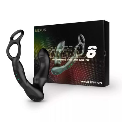 „Nexus Simul8 Wave Edition“ daugiafunkcė intymi sistema, silikoninė, juoda