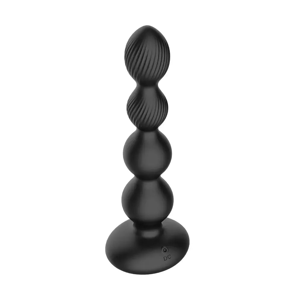 Nexus Tornado besisukantis analinis zondas su karoliukais, juodas – nuotolinio valdymo pultas, 150 mm