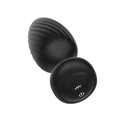 Nexus Tornado XL besisukantis analinis kištukas su nuotolinio valdymo pulteliu, juodas, silikoninis