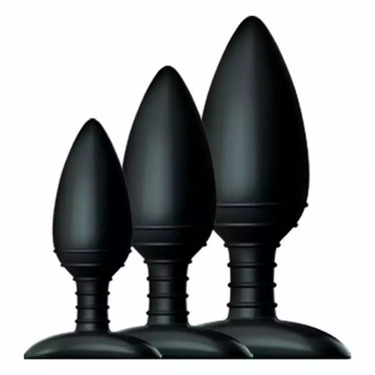 Nexus Trio Silicone Set – laipsniškas intymių kamščių rinkinys, 3 dydžiai