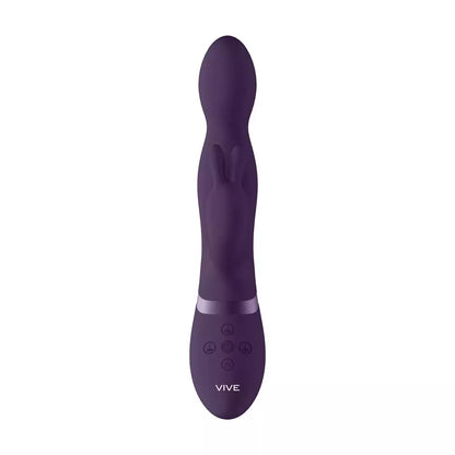Niva besisukanti kelių variklių intymi sistema, purpurinė, silikoninė, USB, IPX7