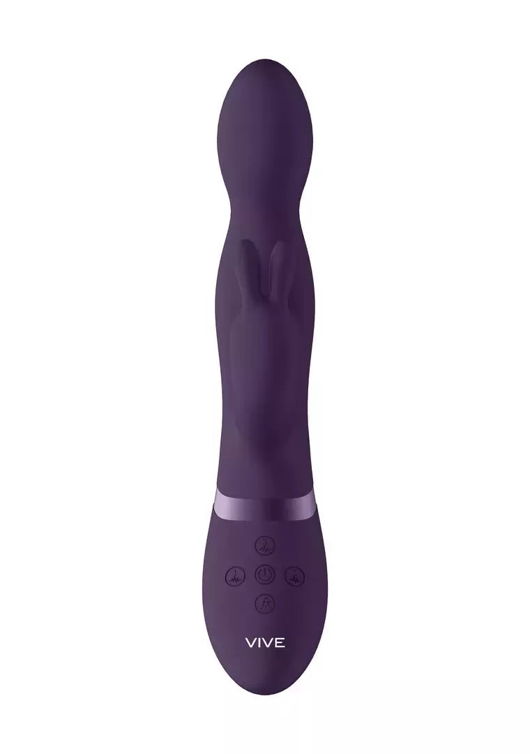 Niva besisukanti kelių variklių intymi sistema, purpurinė, silikoninė, USB, IPX7