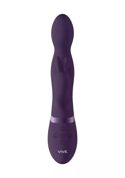 Niva besisukanti kelių variklių intymi sistema, purpurinė, silikoninė, USB, IPX7