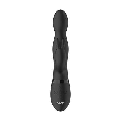 Niva Rotating Intimate Machine Black – 360° kelių variklių silikoninis prietaisas