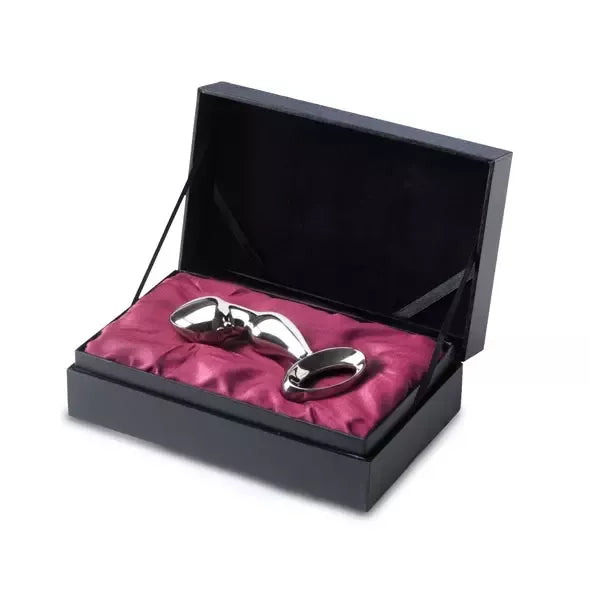 Njoy Pfun Plug nerūdijančio plieno ergonomiškas 8,9 cm intymus prietaisas