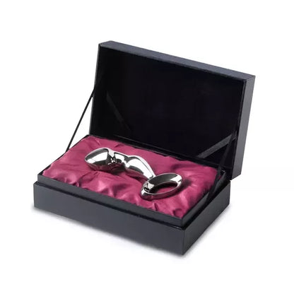 Njoy Pfun Plug nerūdijančio plieno ergonomiškas 8,9 cm intymus prietaisas